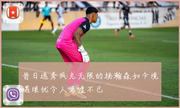 昔日选秀风光无限的杨瀚森如今境遇堪忧令人唏嘘不已